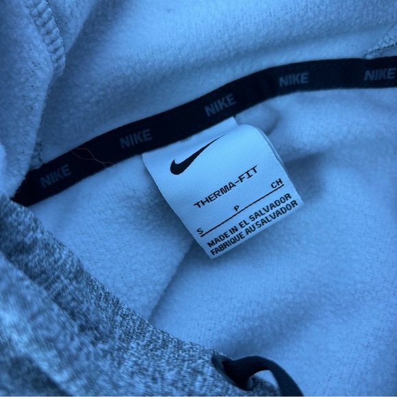 Nike Men's Therma-Fit Hoodie Sweatshirt Small Gray Athletic Athleisure Gym - Picture 5 of 10